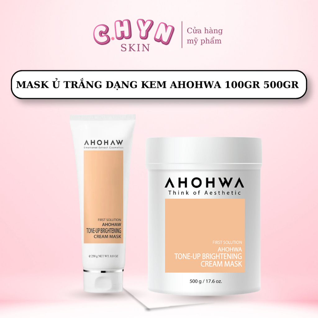 Mặt Nạ Ủ Trắng Dạng Kem AHOHAW Tone-Up Brightening Cream Mask