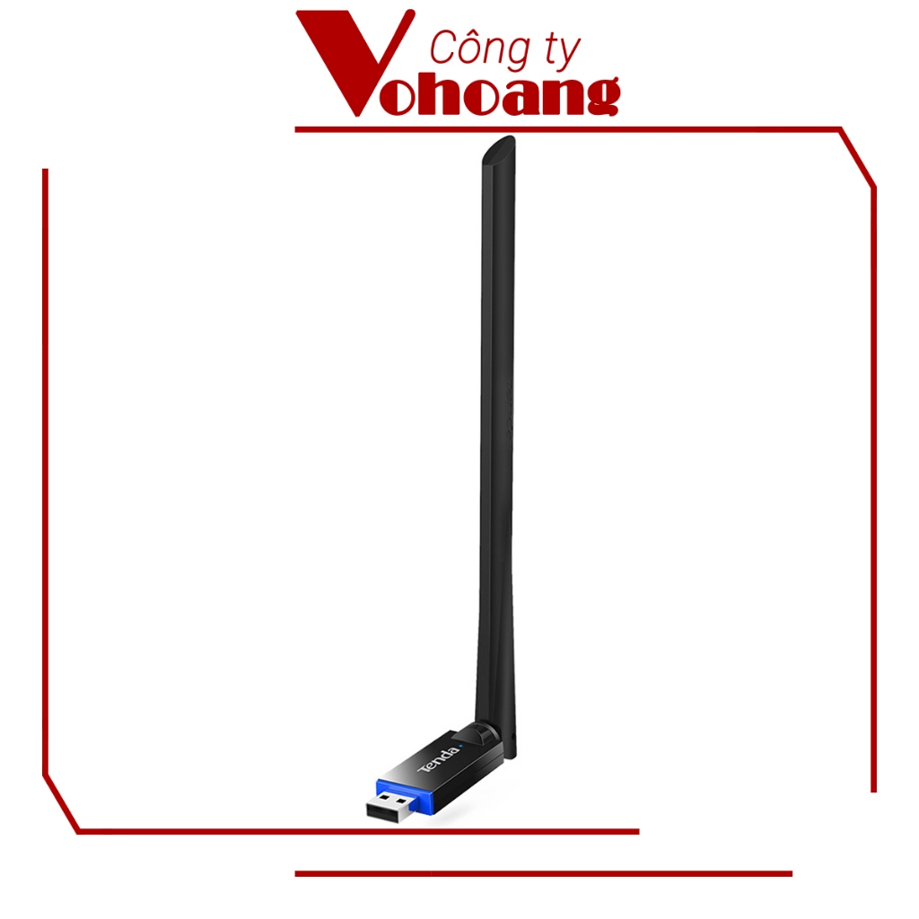 Tenda U10 - USB thu WiFi 2 băng tần chuẩn AC650, Anten Nhạy Thu Siêu Cao 6dBi