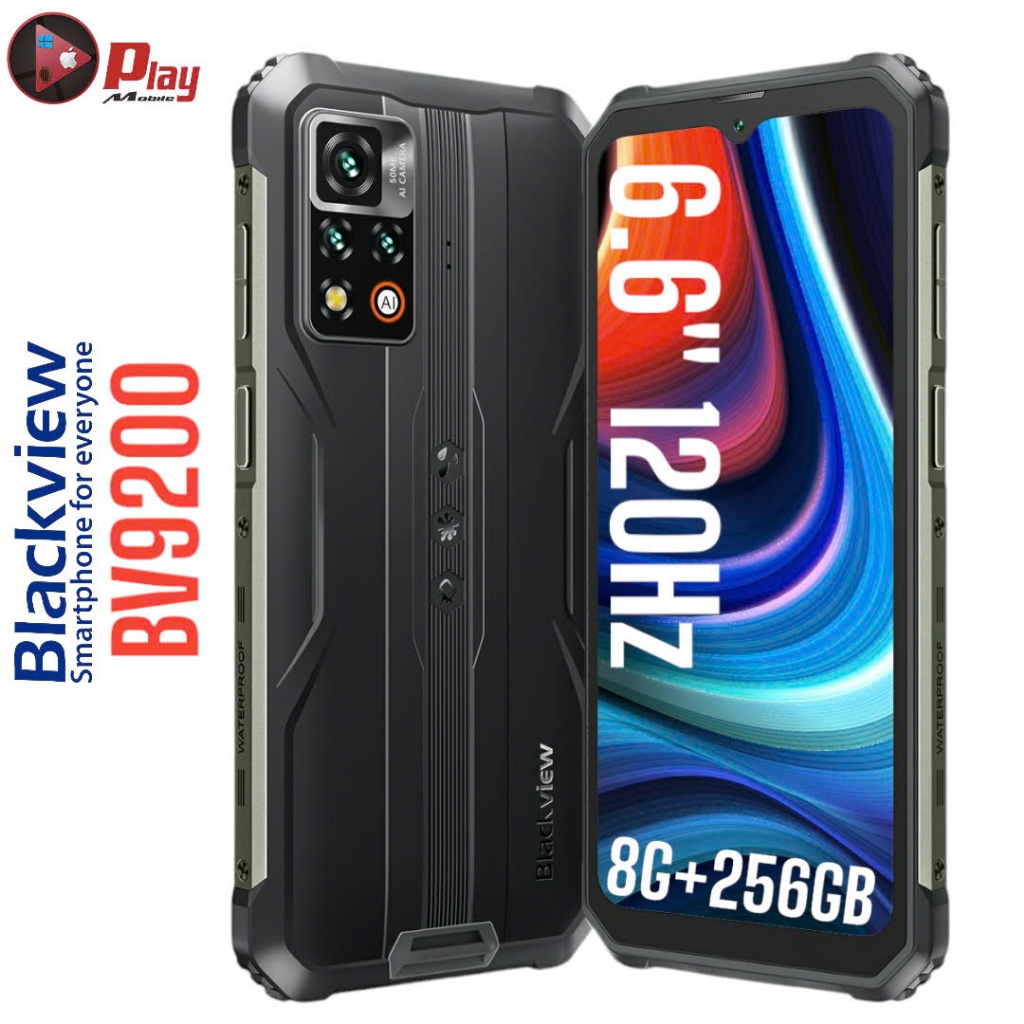 Điện Thoại Siêu bền Blackview BV9200 8G(+6GB)/256GB | Màn 120hz Loa Harman Kadon