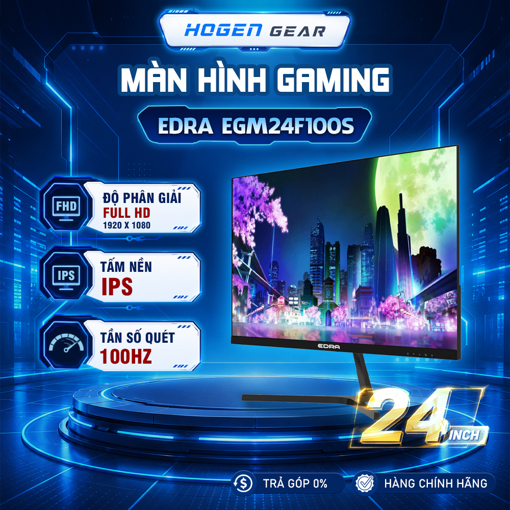 Màn hình Gaming EDRA EGM24F100s | 24 inch | FullHD 100hz | Chính Hãng E Dra