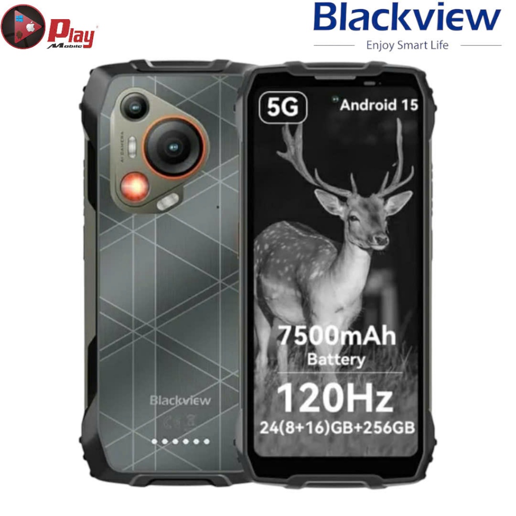 Điện Thoại Siêu Bền Blackview BL7000 5G ( 8+16/256GB ) Pin 7.500mAh, dùng mọi loại thời tiết