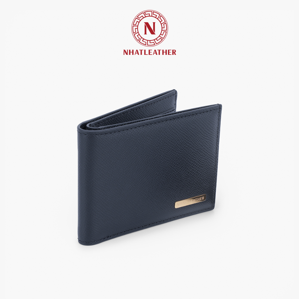 Ví da nam gập đôi NHATLEATHER - Ví da dáng truyền thống nhỏ gọn - NVN-097