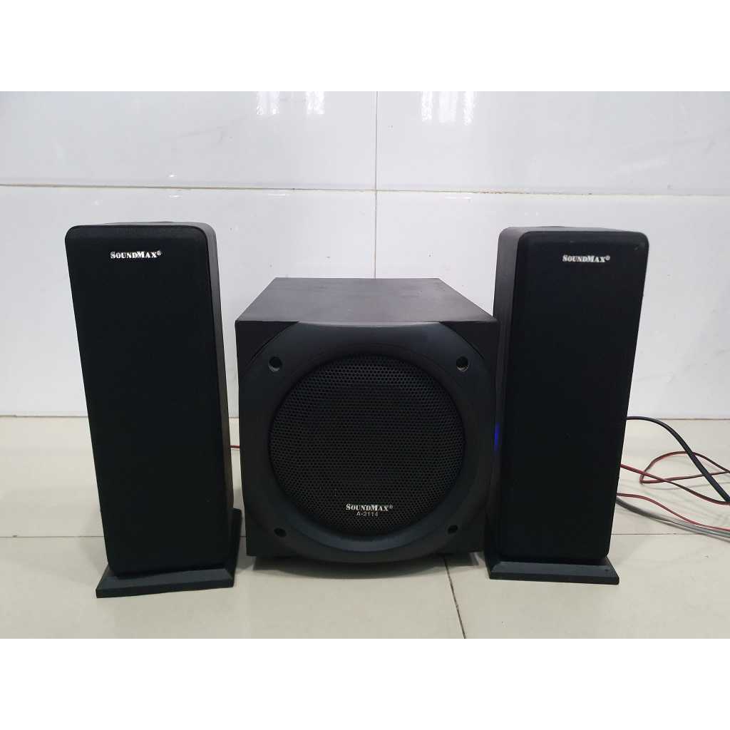 HÀNG CŨ - Loa vi tính soundmax A2727 HOẶC 2114 Đã qua sử dụng - tặng kèm jack 3.5 loại tốt