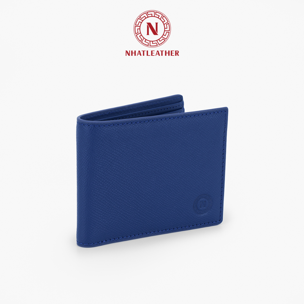 Ví da nam dáng truyền thống NHATLEATHER - Ví gập đôi mỏng gọn tối giản - NVN-101