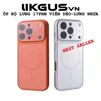 Ốp Lưng Độ 17 Promax Chính Hãng LIKGUS Dùng-Viền Dẻo-Lưng Nhựa-Bảo Vệ Camera Dùng Cho 13-17