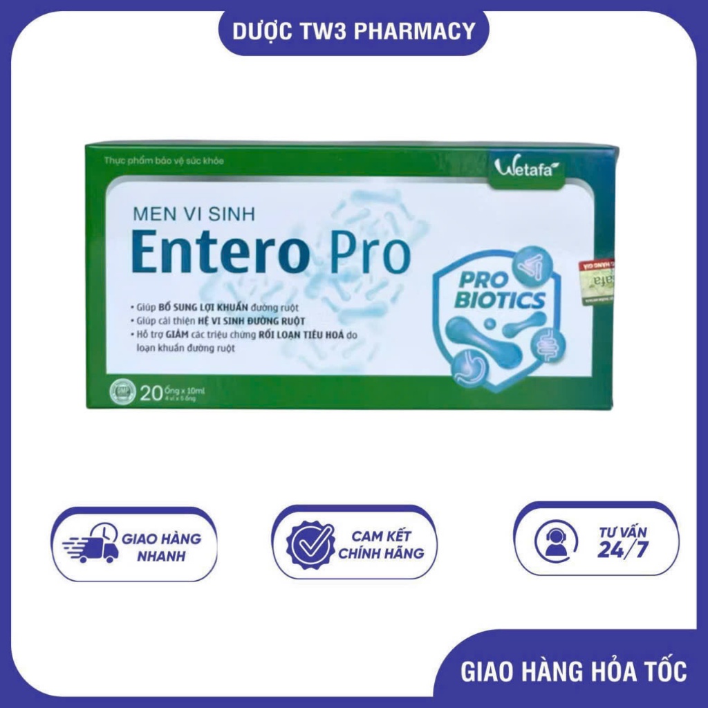 Men vi sinh hỗ trợ tiêu hóa ENTORIDUAL PLUS MS - ENTERO PRO - Hỗ trợ tăng cường hệ vi sinh đường ruộ