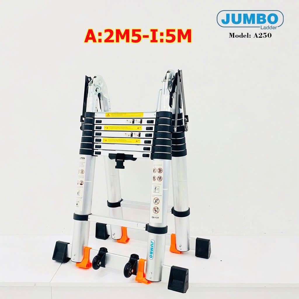 Thang nhôm rút đôi Jumbo. Model: A250
