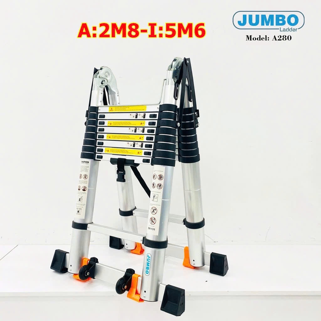 Thang nhôm rút đôi Jumbo. Model: A280
