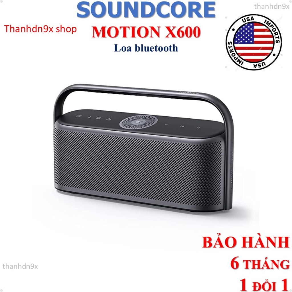 Loa bluetooth soundcore Motion X600 | Công suất 50W | Pin 12 giờ