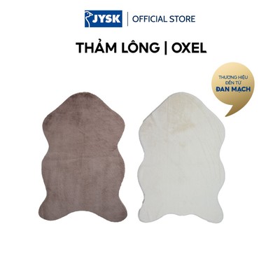 Thảm lông | JYSK OXEL | polyester | nhiều màu | R60xD90cm
