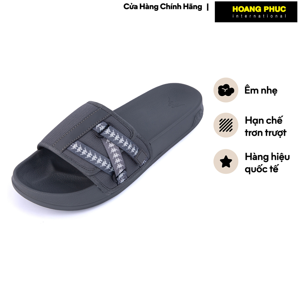 Dép Quai Ngang Nam KAPPA Đế EVA Chống Trơn Quai Vải Thoáng Khí Nhiều Màu 32298NW