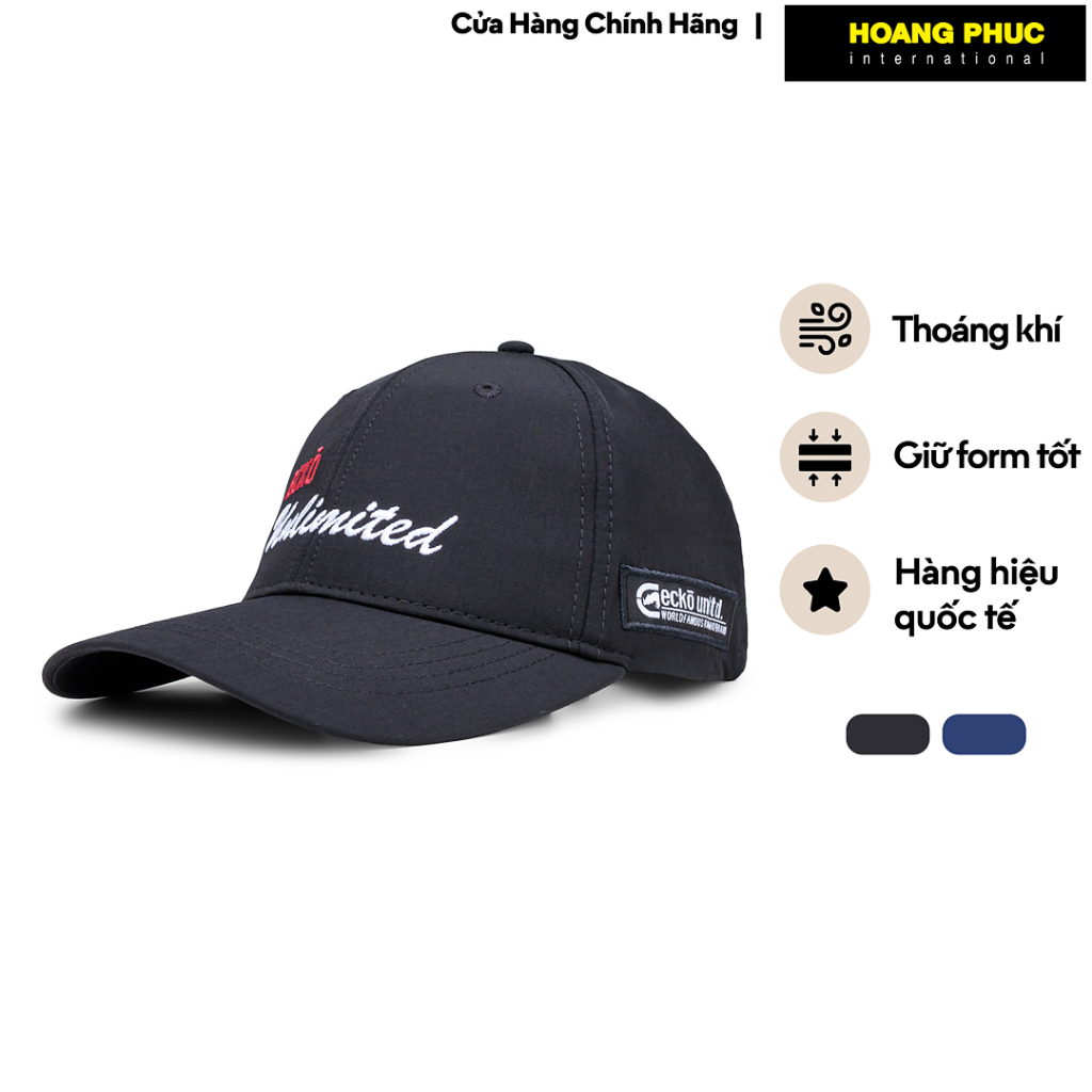 Nón Lưỡi Trai Nam ECKO UNLTD. 100% Polyester Giữ Form Thoáng Khí Nhanh Khô IF25-62001