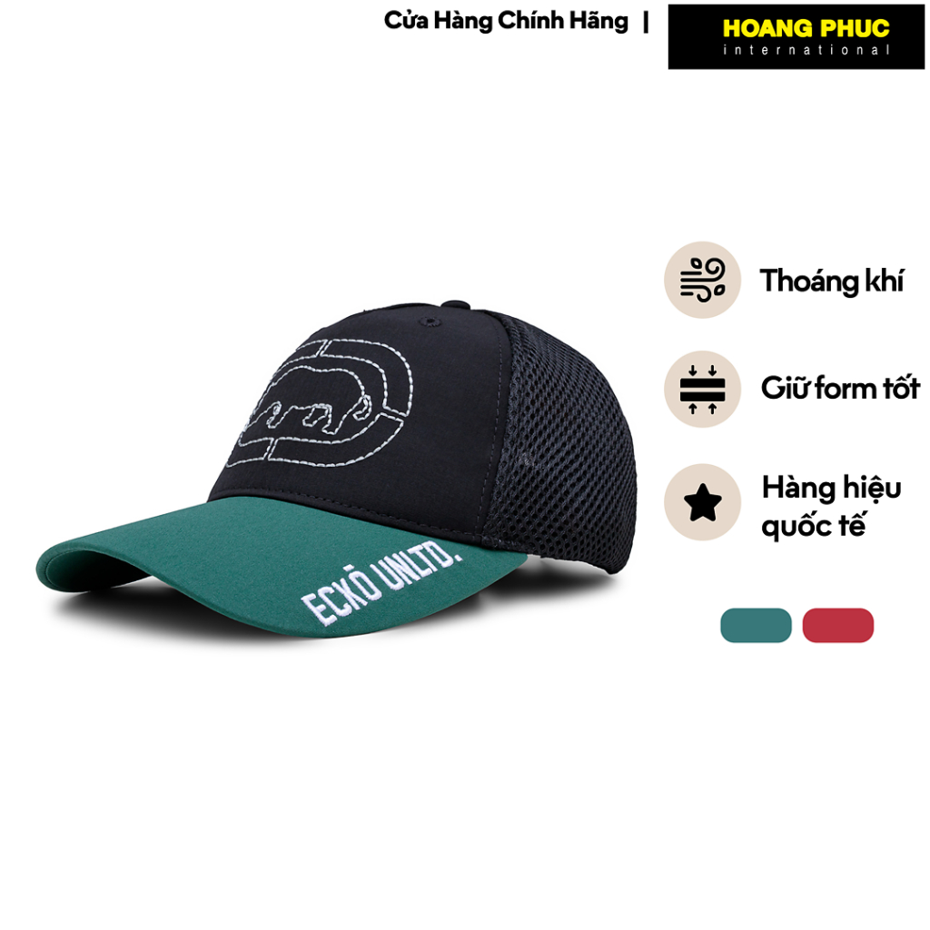 Nón Lưỡi Trai Nam ECKO UNLTD. 100% Polyester Giữ Form Chống Nhăn Nhanh Khô IF25-62003