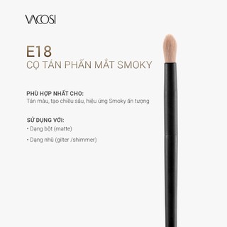 Cọ tán mắt smokey VACOSI - E18-Y24