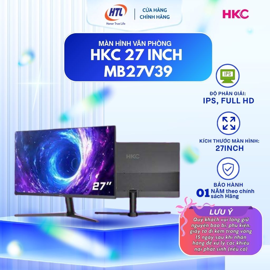 Màn hình HKC 27 inch MB27V39 (HÀNG CHÍNH HÃNG)