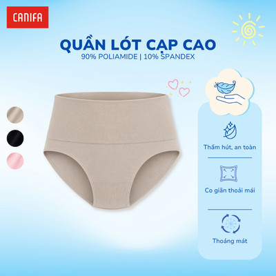 Quần lót nữ cạp cao mềm mịn co giãn tốt CANIFA 6UP26A003