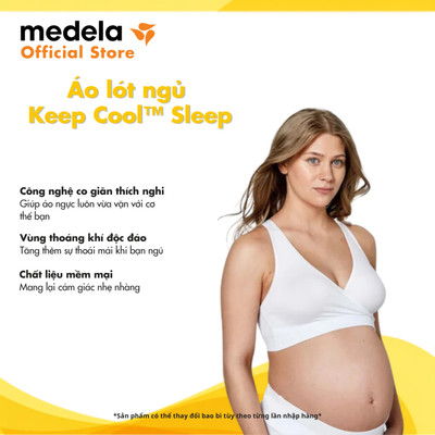 Áo lót ngủ Medela Keep Cool™ Sleep Breathable Maternity & Nursing Bra