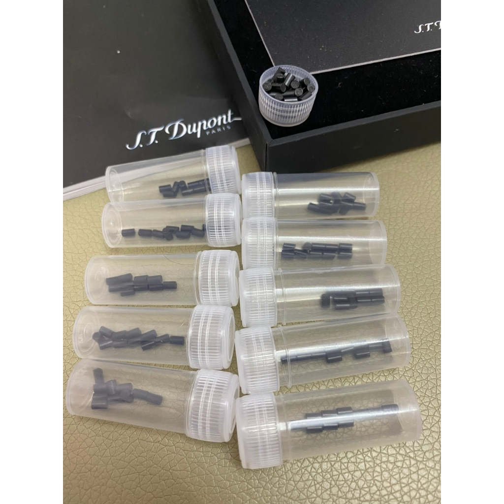(Lưu ý Đá To) - Lọ 11 viên đá mềm chuyên dụng dành cho bật lửa Dupont HongKong, Du Thường, ko dung D