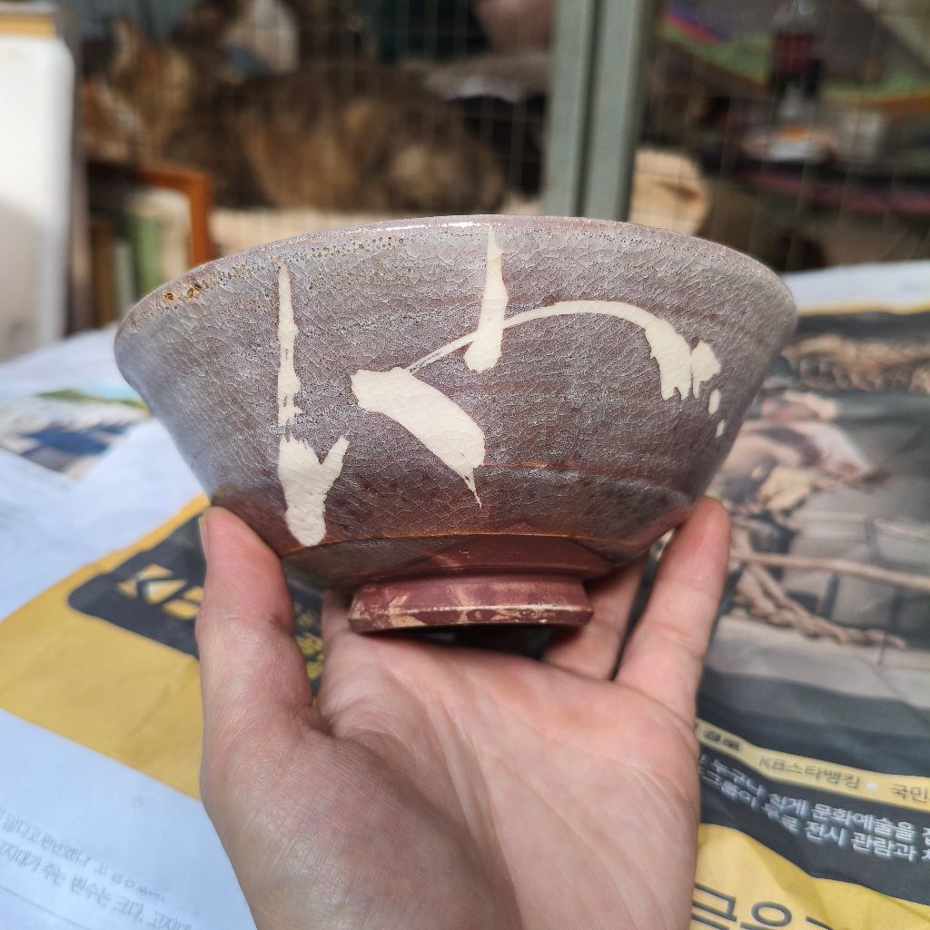 Bát chawan mộc gốm Nhật