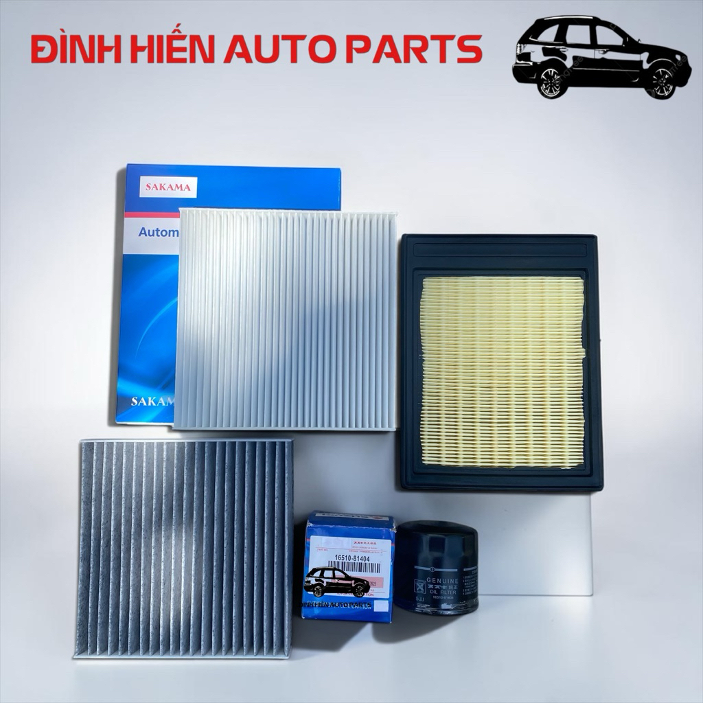 Lọc gió động cơ, lọc điều hoà & lọc nhớt XL7 (2018-2024), Ertiga (2019-2024) (3R00/3J00/1J00)