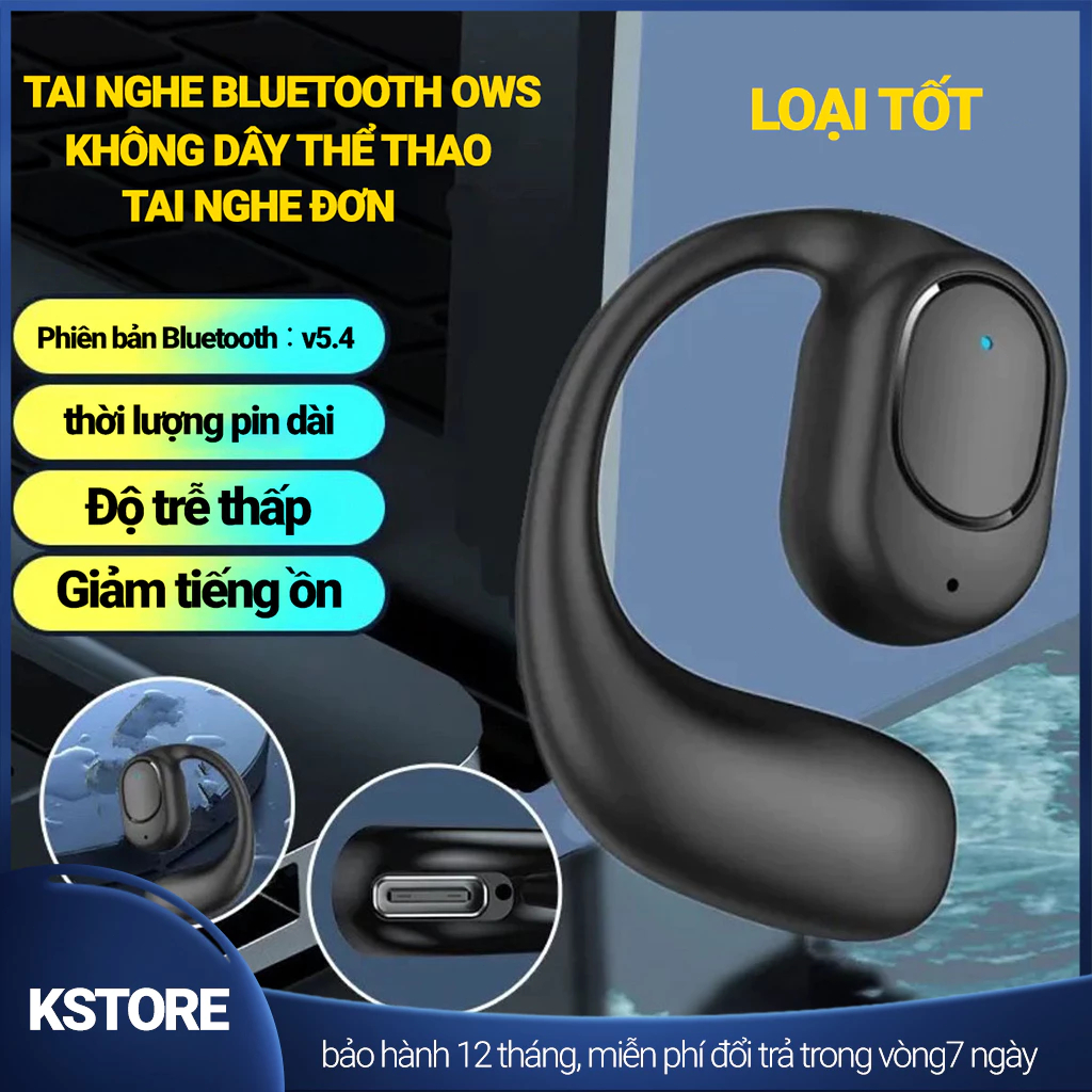 Tai nghe một tai OWS KY2 Pro Bluetooth không dây Pin dung lượng cao Tai nghe chất lượng âm thanh cao