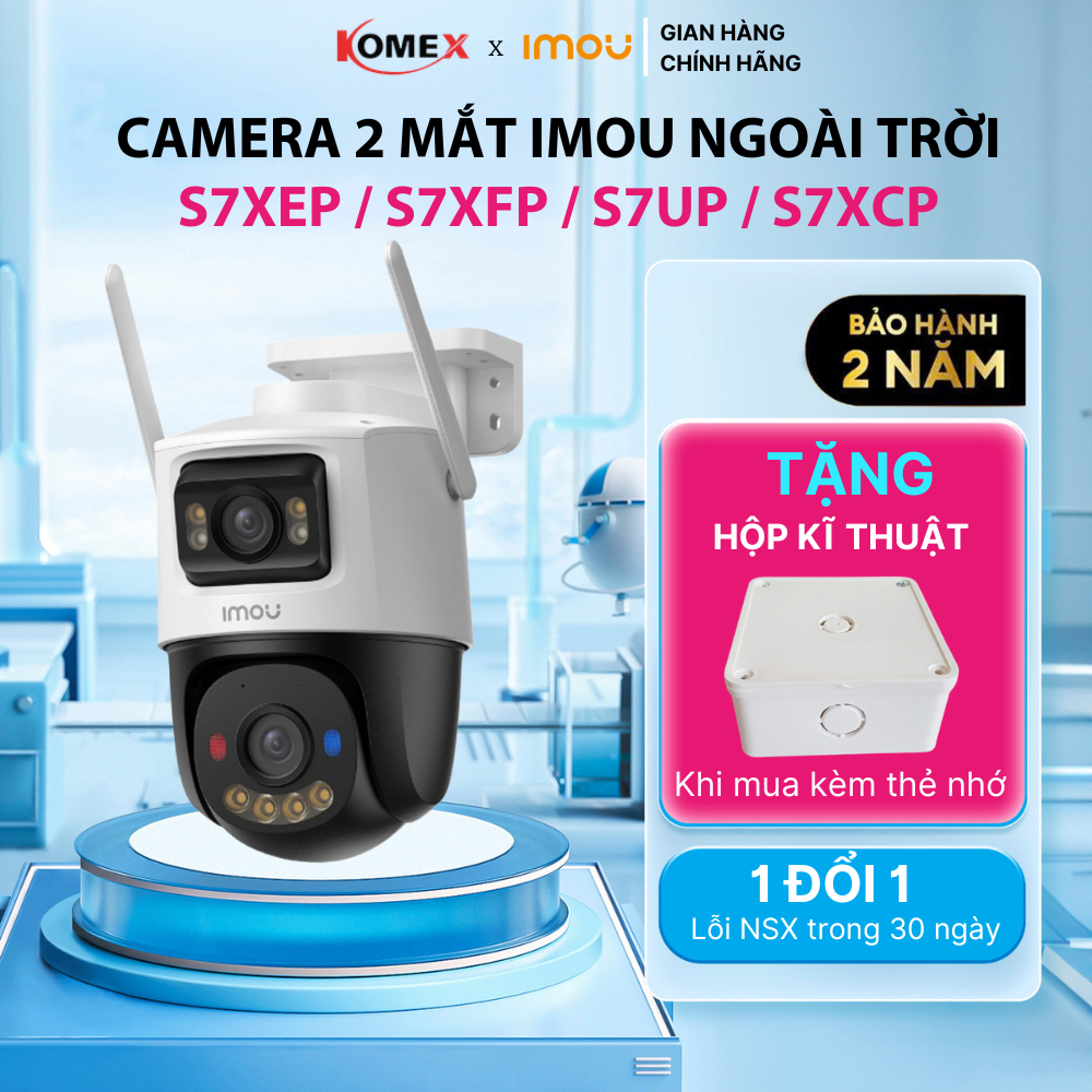 Camera 2 mắt IMOU ngoài trời S7XEP (Cruiser Dual 2) / S7XFP ( Cruiser Dual 2 Pro) / S7UP (3 mắt)