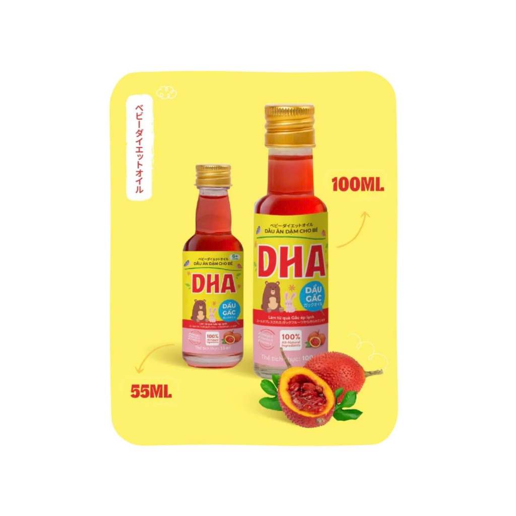 Dầu ăn cho bé thương hiệu DHA 100ml _ Mochica