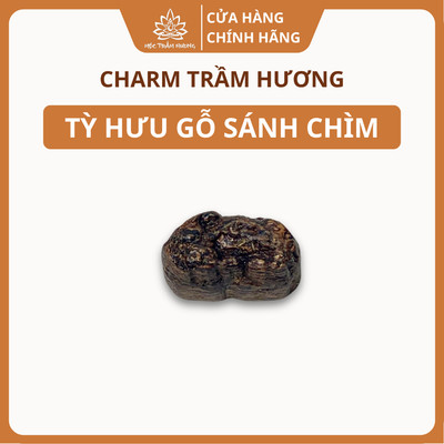 Charm Tỳ Hưu Sánh Chìm Mộc Trầm Hương MTH Trầm Hương Chính Hãng