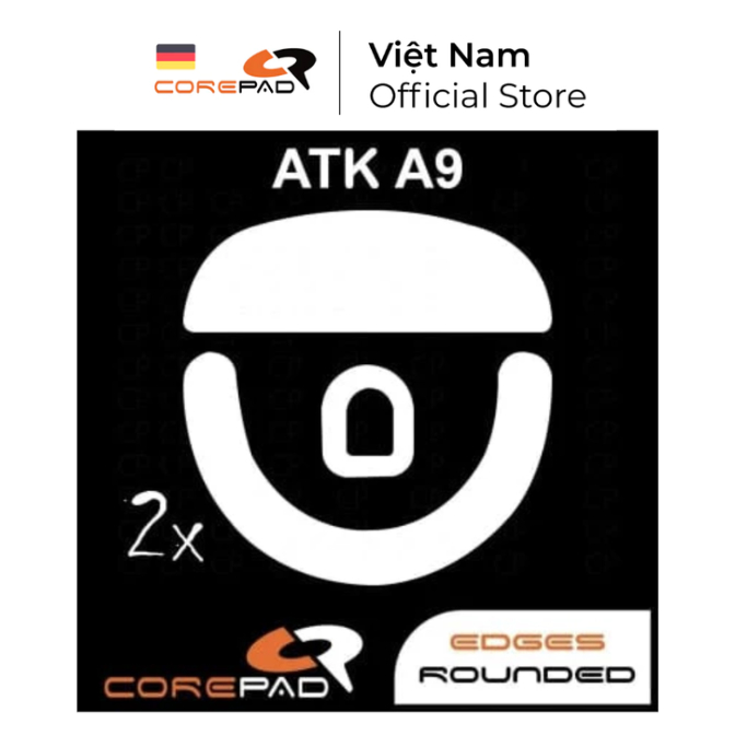 Corepad Skatez PRO – Feet PTFE cho ATK A9 Series (2 bộ) - Corepad Official Store