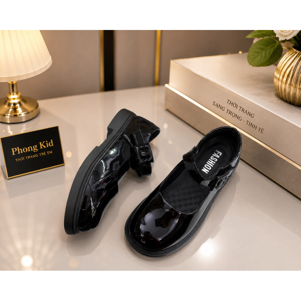 Giày búp bê nữ bóng C301-TH600KE size 37-39