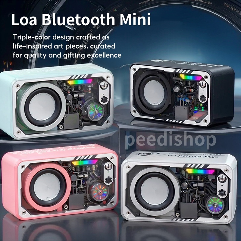 BASIX X1 Loa Bluetooth mini V1 Âm thanh sống động không dây di động Thiết kế…