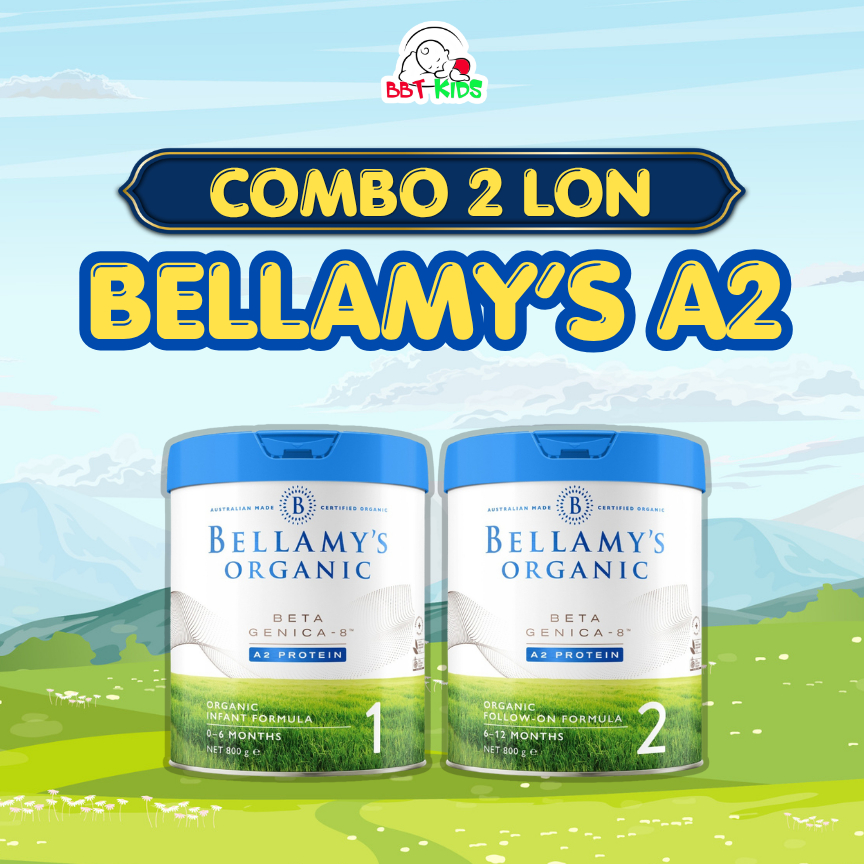 [COMBO 2 LON BELLAMY'S A2] - Sữa bột Bellamy's A2 Organic chính hãng Forever