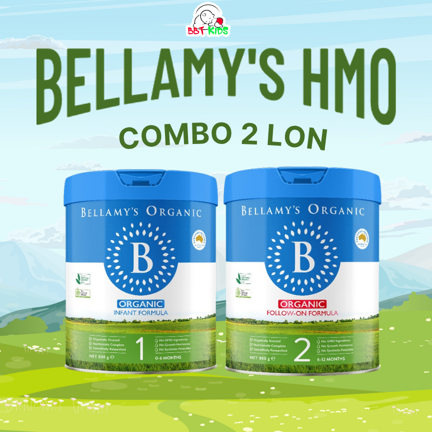 [COMBO 2 LON BELLAMY'S HMO] - Sữa hữu cơ Bellamy's Organic HMO Classic chính hãng Forever