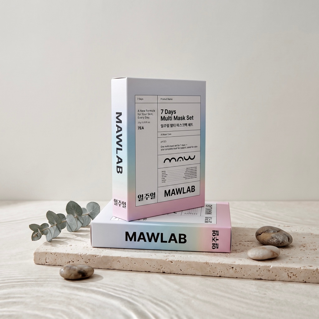 Hộp 7 loại mặt nạ MAWLAB 7 Days Multi Masks (7 Miếng)