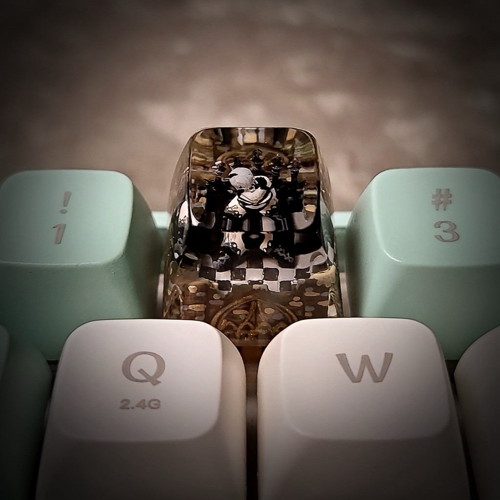 Nier automata keycap, keycap resin nier 2b, nier automata, keycap resin