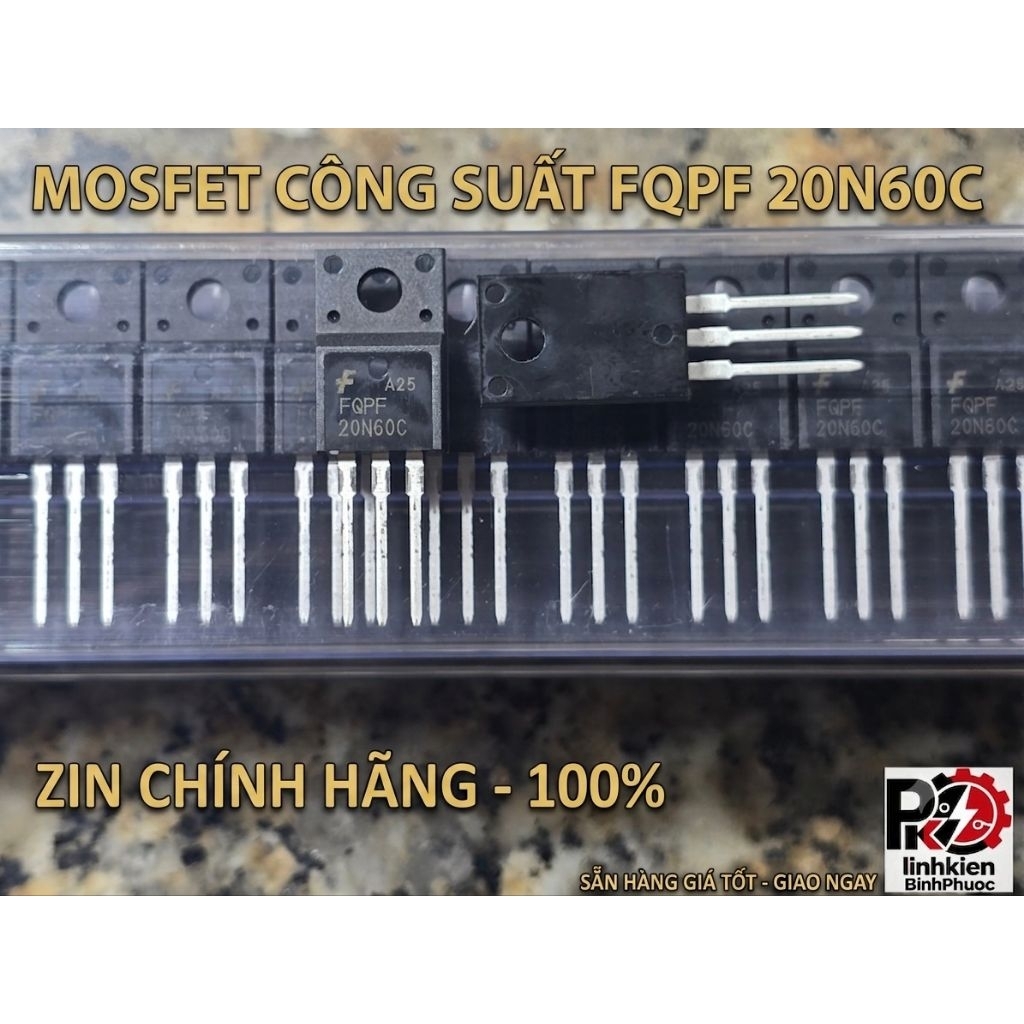 Mosfet Công Suất FQPF 20N60C (20N60) 20A 600V Kênh N - Zin Chính Hãng 100%