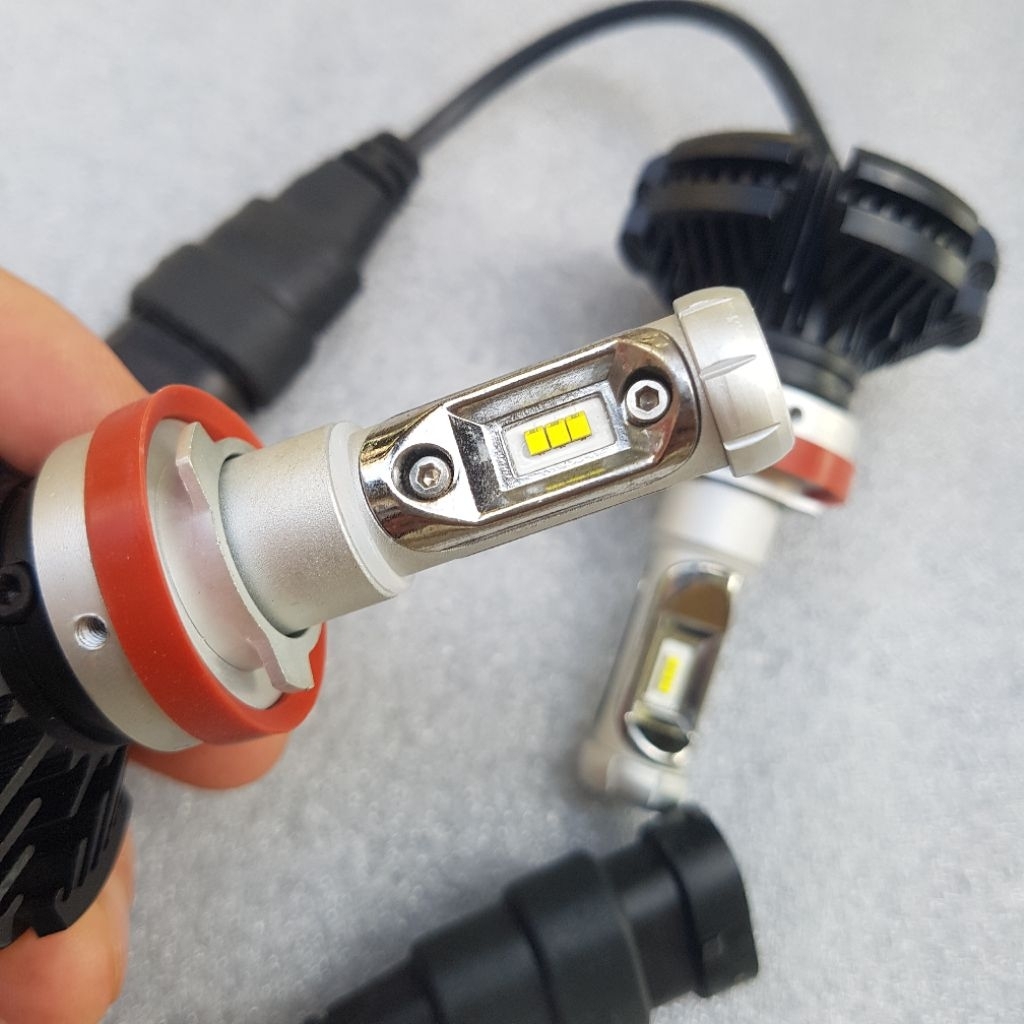bóng đèn led X3 chân H11 cho đèn gầm xe Ôtô giá 2 bóng