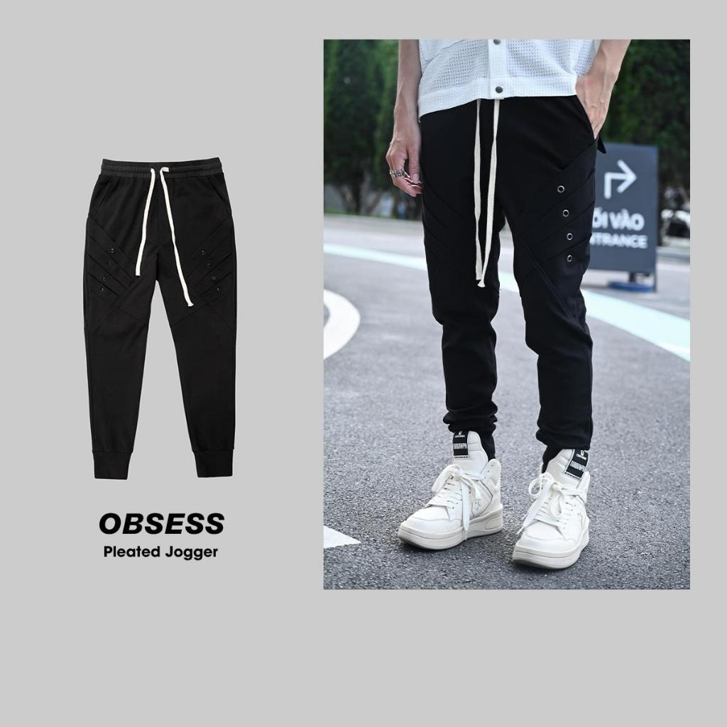 Quần jogger túi ly chéo Obsess brand Pleated Jogger Sport