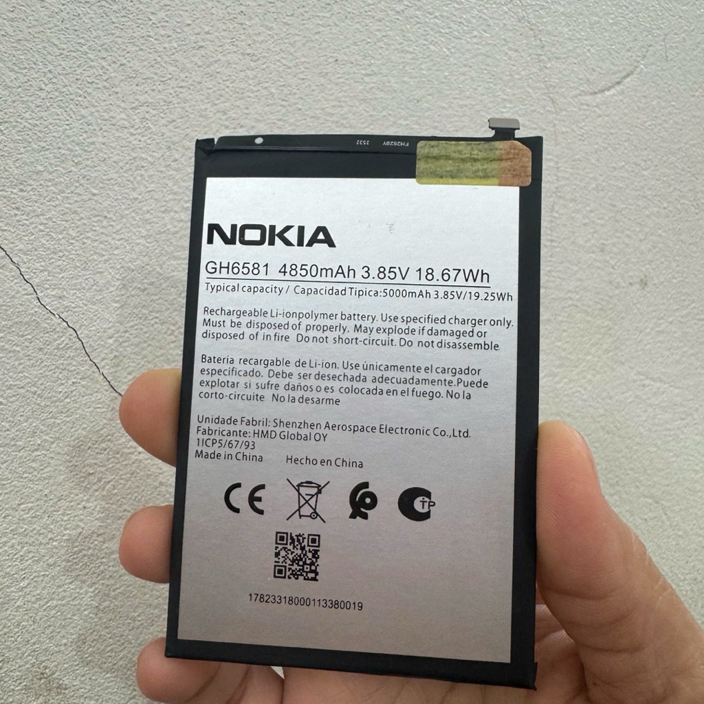 Pin Nokia G11 Plus, GH6581 - 4850/5000 mAh bảo hành lỗi đổi mới