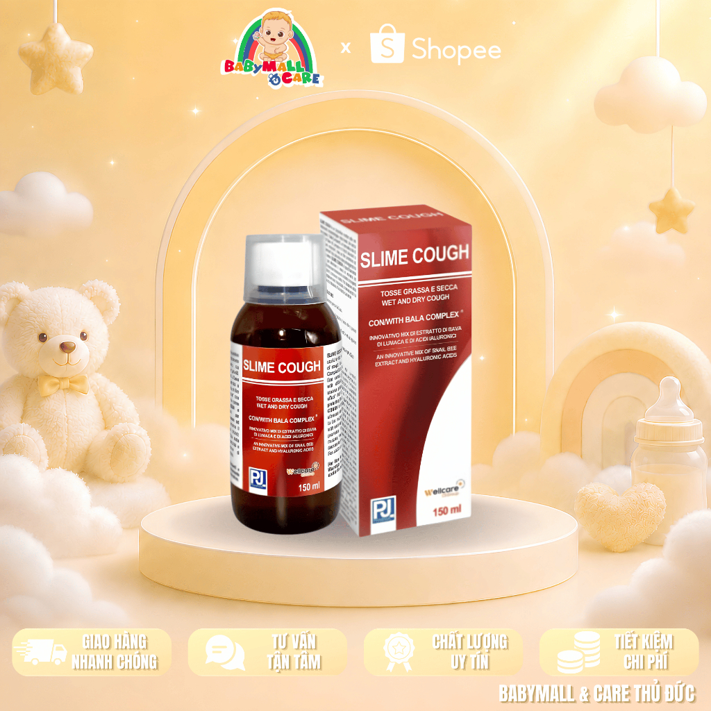 Dung dịch uống Slime Cough Bala Complex Wellcare 150ml