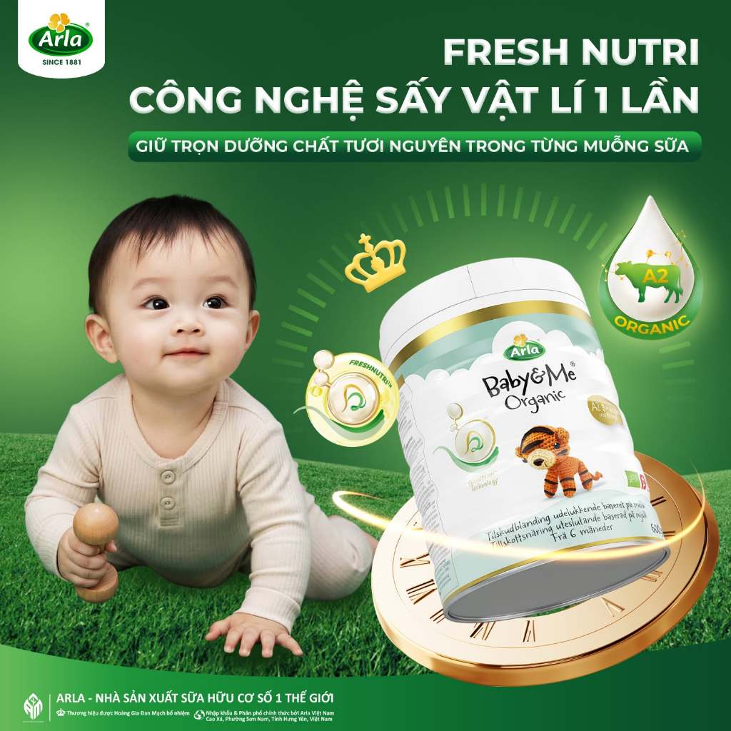 [MẪU MỚI KO QUÀ] ARLA  - Sữa Công Thức Nguyên Kem Arla Đạm A2 đầy đủ tem phụ chính hãng