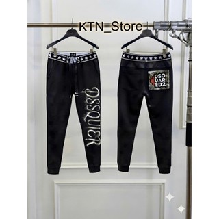 Quần Jogger Nỉ Nam Xịn Xò Đen Mới Cập Bến Chữ Thêu Nổi Tỉ Mỉ Lên Fom Chuẩn, Quần nỉ Thun Nam Form Slim Fit Cực Tôn Dáng