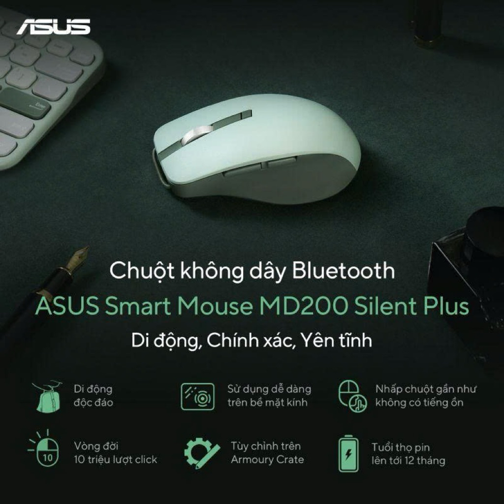 ASUS SmartO Mouse MD200 Silent Plus