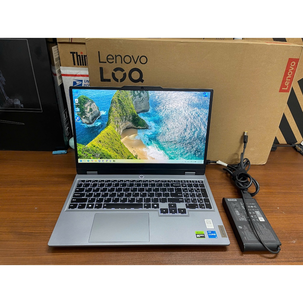 LAPTOP GAMING LENOVO LOQ 15 I5 12450HX/12GB/512GB/15.6 FHD 144HZ/RTX 3050 6GB/USED 98%/BH LENOVO 9/2