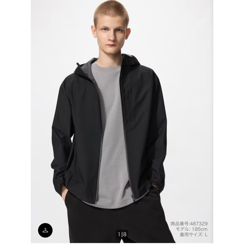 [AUTH UNI.QLO] Áo BLOCHTECK PARKA chống gió chống nước chính hãng tag Nhật UNIQLO