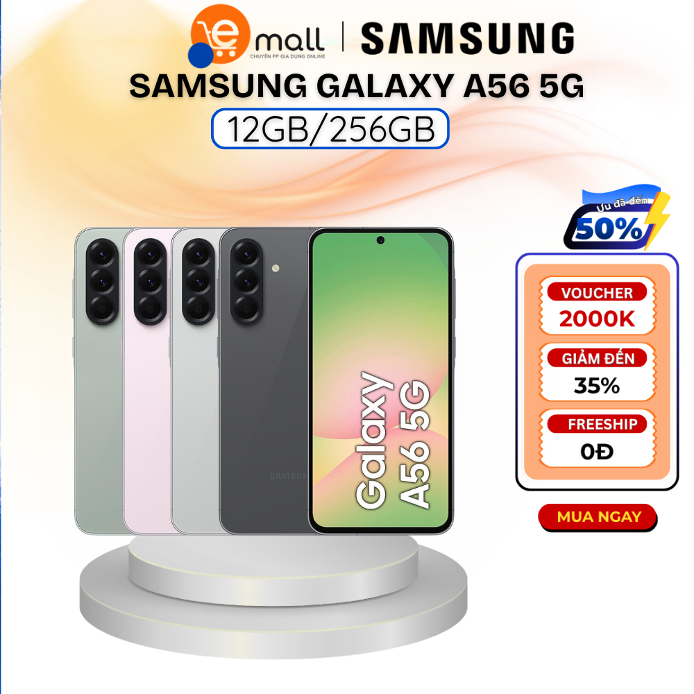 Điện thoại Samsung Galaxy A56 5G 8GB/128GB | 12GB/256GB - Hàng Chính Hãng.