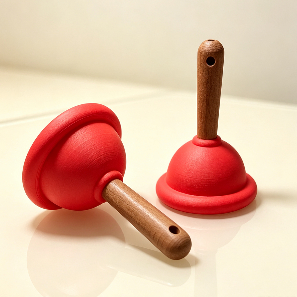COJI STUDIO | Móc Khóa Toilet Plunger Mini Cute Bấm Click Giảm Stress Fidget Toy
