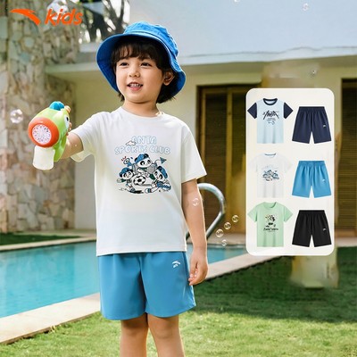 Anta Kids Bộ Quần Áo Thể Thao Bé Trai A72629714