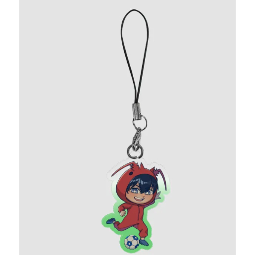 Lobster Isagi phone charm