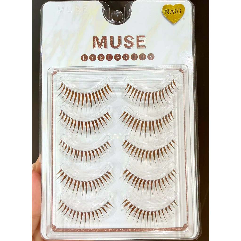 (Full Mã) Mi Nâu, Mi Giả Gân Trong Muse, NA02,NA03, NA06 Mềm Nhẹ Tự Nhiên, Xu Hướng 2026 -DuMi Store